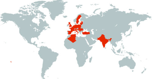 distributeurs euromere dans le monde